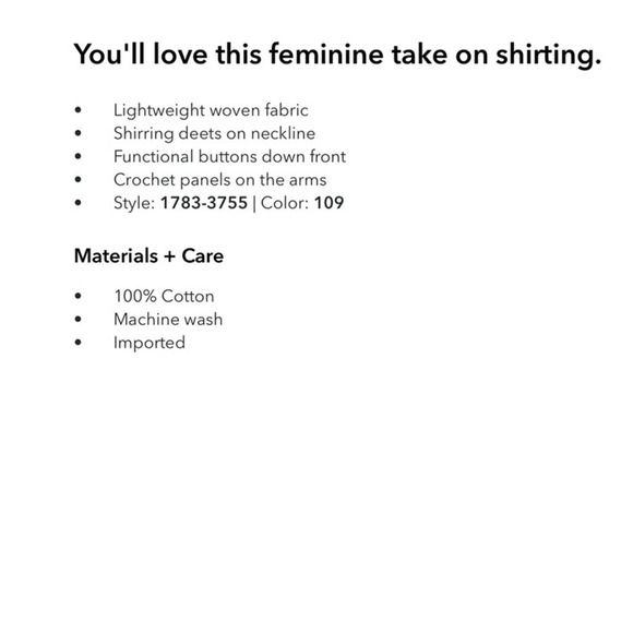 Aerie Natural Crochet Button Shirt Women’s S Boho Peasant Lace Ruffle Blouse NWT - Picture 10 of 10